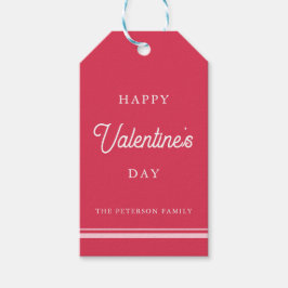 Etiquetas Para Regalos Happy Valentine's Day Heart Valentines