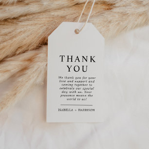 Etiquetas Para Regalos Harper - Moderno Minimalista Serif Limpio Industri