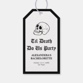 Etiquetas Para Regalos Hasta que la Muerte nos Separe Favor de Despedida 
