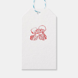 Etiquetas Para Regalos Hasta que la muerte nos separe (Rojo Transparente)