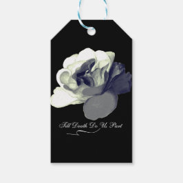 Etiquetas Para Regalos Hasta que la muerte nos separe Rosa gótica de boda