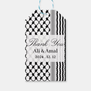 Etiquetas Para Regalos Hatta Keffiyeh Palestina Gracias Boda
