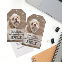 Haz que tu perro sonríe inmobiliario pase por