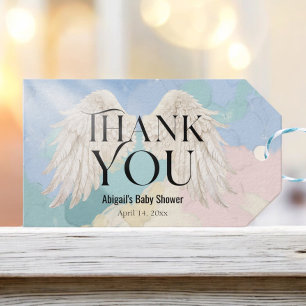 Etiquetas Para Regalos Heaven Sent Pastel Angel Wings Gracias