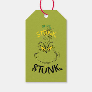 Etiquetas Para Regalos Hedor Hedor Hediondo Señor Grinch