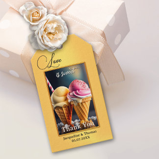 Etiquetas Para Regalos Helado Dulce