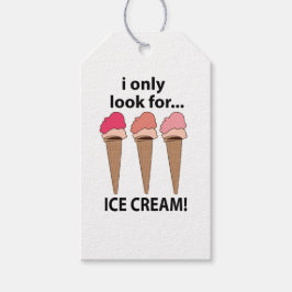 Etiquetas Para Regalos Helado Sólo Busco Helado