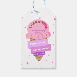 Etiquetas Para Regalos Here's The Scoop Ice Cream Sweet Pink Birthday