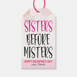 Etiquetas Para Regalos Hermanas antes del Día del Señor Galentine