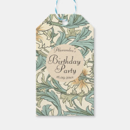 Etiquetas Para Regalos Hermoso arte botánico natural dibujado a mano