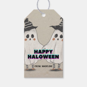 Etiquetas Para Regalos Hey Boo Halloween linda invitación para los niños