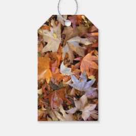 Etiquetas Para Regalos Hoja de Otoño