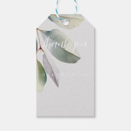 Etiquetas Para Regalos  Hojas de eucalipto elegantes 