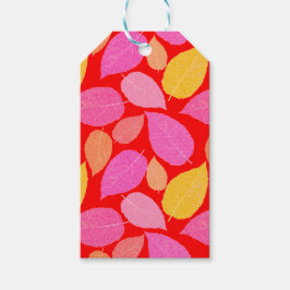 Etiquetas Para Regalos Hojas de otoño.
