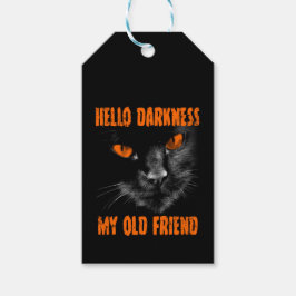Etiquetas Para Regalos Hola oscuridad mi viejo amigo: Edición de Hallowee