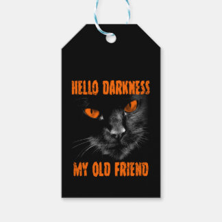 Etiquetas Para Regalos Hola oscuridad mi viejo amigo: Edición de Hallowee