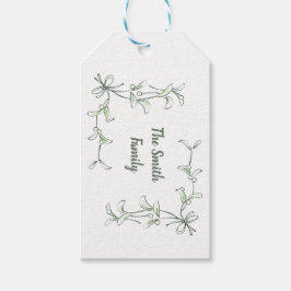 Etiquetas Para Regalos Holiday Holly Gift Tags