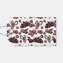 Etiquetas Para Regalos Holiday Sweets- Peppermint (Solid)