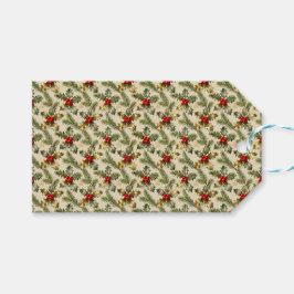 Etiquetas Para Regalos Holly and Evergreens
