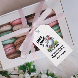 Etiquetas Para Regalos Holy Cow Baby Shower Gracias