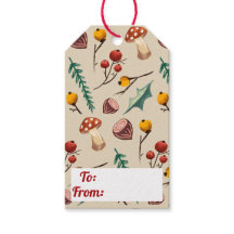 Hongos de invierno y Navidades de follaje rústico