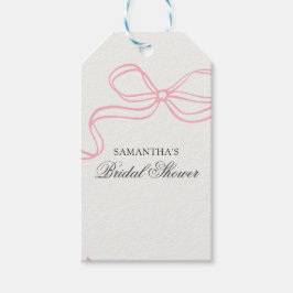 Etiquetas Para Regalos Hora del té para la despedida de soltera con flore