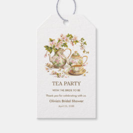 Etiquetas Para Regalos Hora del Té para Té Fiesta de Despedida de Soltera