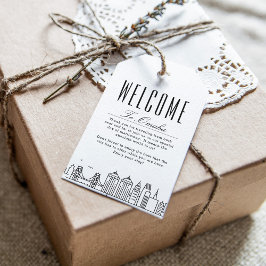 Etiquetas Para Regalos Horizonte urbano de la ciudad de Omaha | Bienvenid