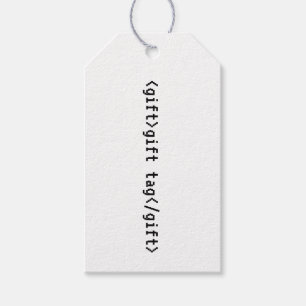 Etiquetas Para Regalos HTML<gift>Tag Computer Science Coder Programador