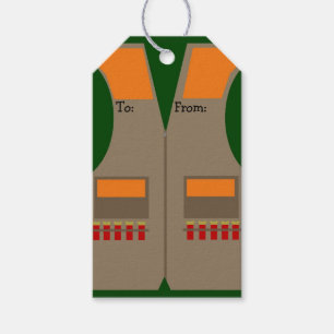 Etiquetas Para Regalos Hunting Vest