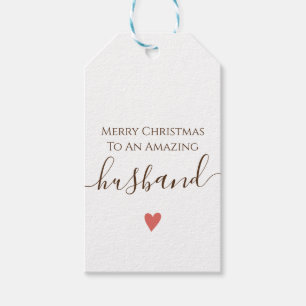 Etiquetas Para Regalos Husband Merry Chirstmas