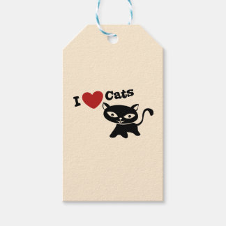 Etiquetas Para Regalos I love cats