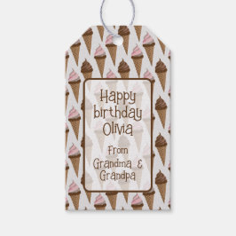 Etiquetas Para Regalos Ice Cream Cone