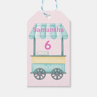 Etiquetas Para Regalos Ice Cream Gift Tags, Samantha Birthday Favor Tags