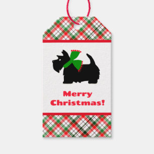 Etiquetas Para Regalos Ideas de regalos de Navidad de perro Scotty de cua
