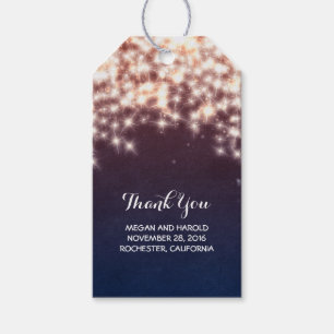 Etiquetas Para Regalos Iluminación de cuerda de la Marina Rusa