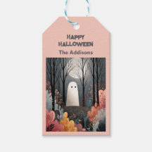 Ilustracion Cute Ghost Watercolor Halloween