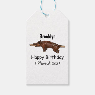 Etiquetas Para Regalos Ilustracion de personalizado asado de cerdo / cerd