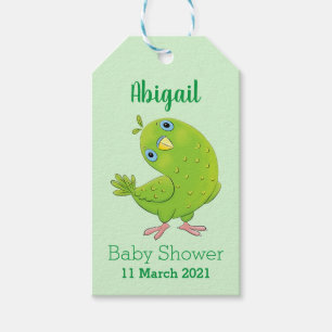 Etiquetas Para Regalos ilustracion de personalizado de paracaídas verde 