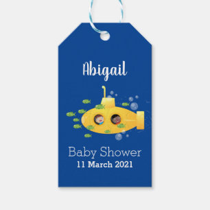 Etiquetas Para Regalos Ilustracion de personalizado de pescado submarino