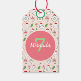 Etiquetas Para Regalos Ilustracion de pollo Personalizado