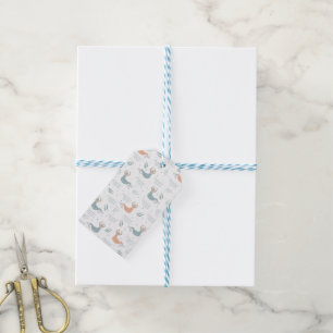 Etiquetas Para Regalos Ilustracion de sirena bailando personalizado