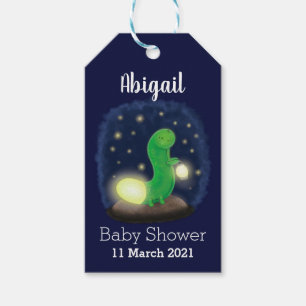 Etiquetas Para Regalos Ilustracion personalizado de gusano de brillo verd