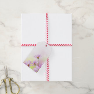Etiquetas Para Regalos Imagen personalizada y acuarela de flor rosa