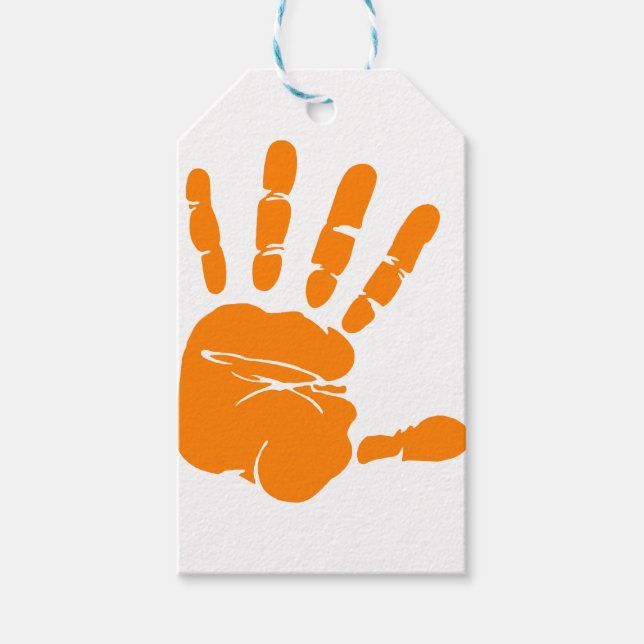 Etiquetas Para Regalos Impresión de mano (Anverso)