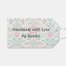 Etiquetas Para Regalos Impresión floral jacobina