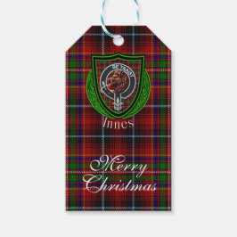Etiquetas Para Regalos Innes Scottish Clan Tartan & Crest