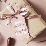 Etiquetas Para Regalos Inspiración en tu cita de motivación de Voice Matt<br><div class="desc">Inspiración en tu cita de motivación de Voice Matter</div>