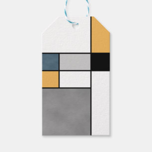 Etiquetas Para Regalos Inspiración mondriana