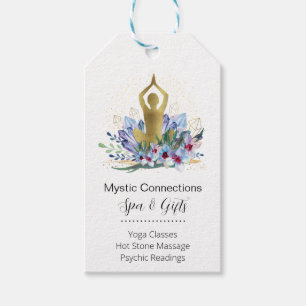Etiquetas Para Regalos Instructor de yoga Energy Healer Crystals Reiki Sp